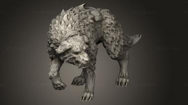 Animal figurines (Adventurers Hound, STKJ_3302) 3D models for cnc