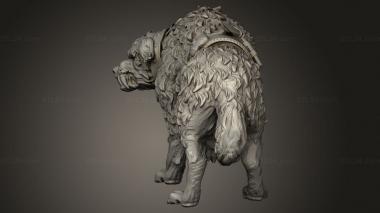 Animal figurines (Adventurers Hound, STKJ_3302) 3D models for cnc