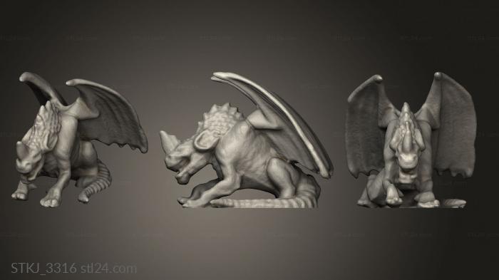 Animal figurines (STKJ_3316) 3D models for cnc