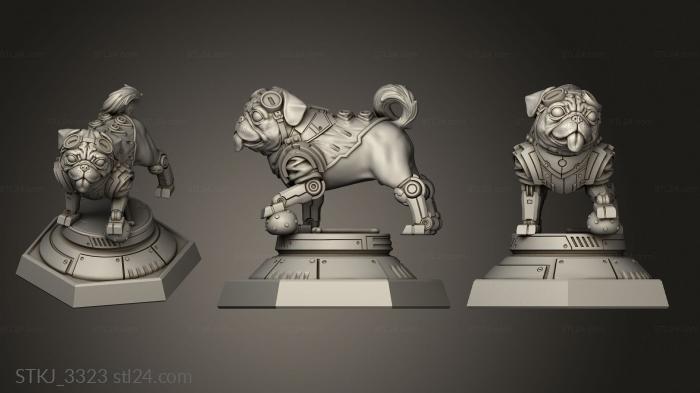 Animal figurines (STKJ_3323) 3D models for cnc