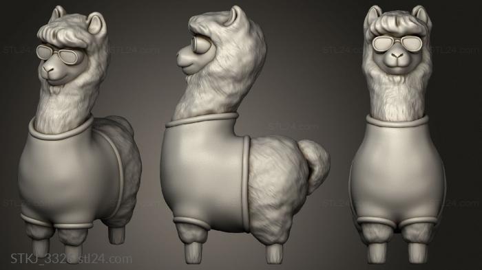 Animal figurines (STKJ_3326) 3D models for cnc