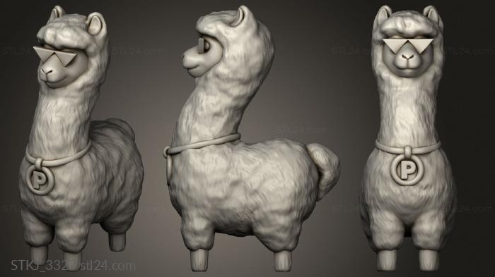 Animal figurines (STKJ_3327) 3D models for cnc