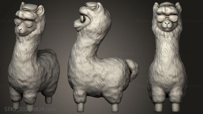 Animal figurines (STKJ_3328) 3D models for cnc