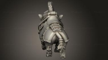 Animal figurines (Animal Mounts Boar, STKJ_3353) 3D models for cnc