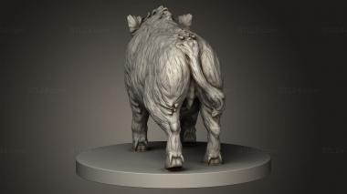 Animal figurines (Animals Hog, STKJ_3362) 3D models for cnc