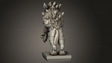 Animal figurines (Daemon Chaos Hound, STKJ_3372) 3D models for cnc