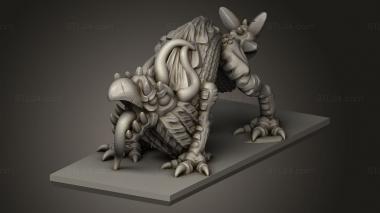 Animal figurines (Daemon Daemon Beast, STKJ_3392) 3D models for cnc