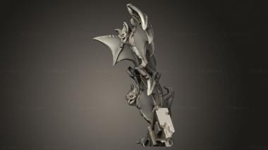 Animal figurines (bats, STKJ_3425) 3D models for cnc