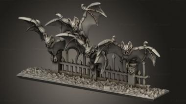 Animal figurines (bats, STKJ_3428) 3D models for cnc