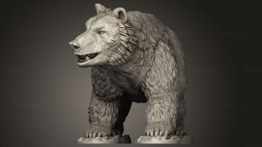 Animal figurines (Bears, STKJ_3443) 3D models for cnc