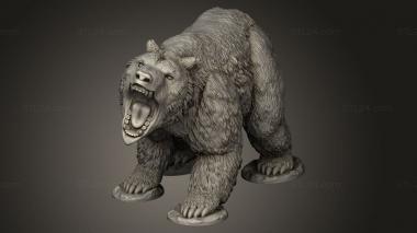 Animal figurines (Bears, STKJ_3444) 3D models for cnc