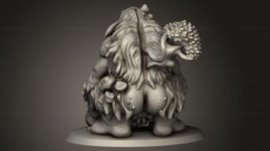 Animal figurines (Forest Troll, STKJ_3446) 3D models for cnc