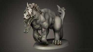 Animal figurines (kelpie, STKJ_3449) 3D models for cnc