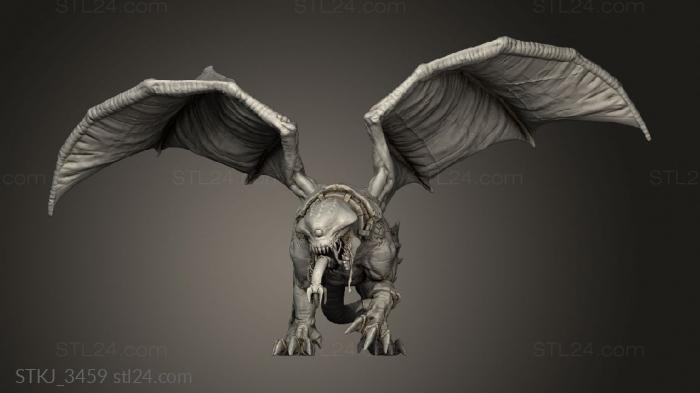 Animal figurines (Beastmen Slime Beast, STKJ_3459) 3D models for cnc