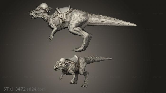 Beasts Pachycephalosaurus Pachyc Standing Saddle