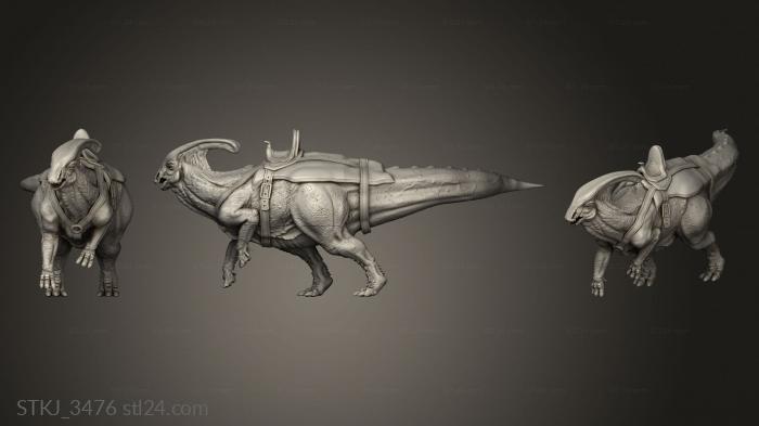 Beasts Parasaurolophus Saddled ed Chest