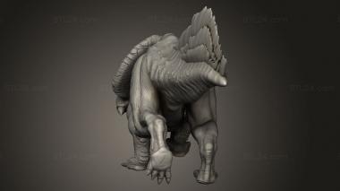 Animal figurines (Beasts Protoceratops Basic Fringed, STKJ_3477) 3D models for cnc