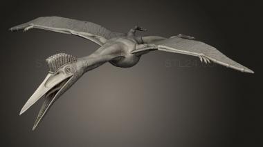 Animal figurines (Beasts Quetzalcoatlus Basic Bob Quetzal, STKJ_3483) 3D models for cnc