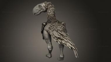 Animal figurines (Beasts Terror Bird, STKJ_3497) 3D models for cnc