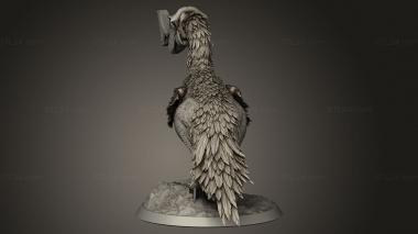 Animal figurines (Beasts Terror Bird, STKJ_3498) 3D models for cnc