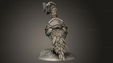 Animal figurines (Beasts Terror Bird War gear, STKJ_3504) 3D models for cnc