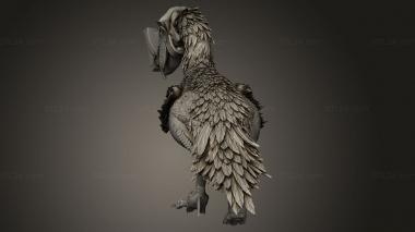 Animal figurines (Beasts Terror Bird, STKJ_3505) 3D models for cnc