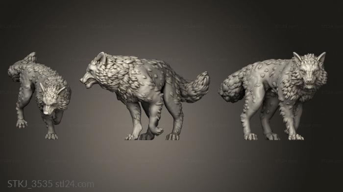 Animal figurines (STKJ_3535) 3D models for cnc