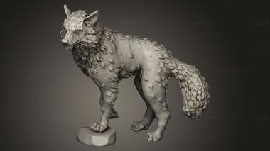 Animal figurines (Bloodfields Shapeshifters Wolf Taya Alpha, STKJ_3536) 3D models for cnc