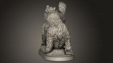 Animal figurines (Bear rb, STKJ_3551) 3D models for cnc