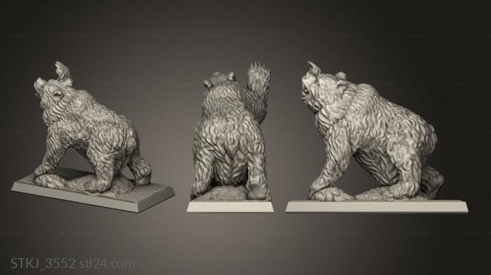 Animal figurines (STKJ_3552) 3D models for cnc