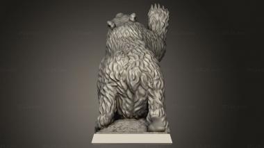 Animal figurines (Bear sb, STKJ_3552) 3D models for cnc