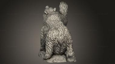 Animal figurines (Bear, STKJ_3553) 3D models for cnc