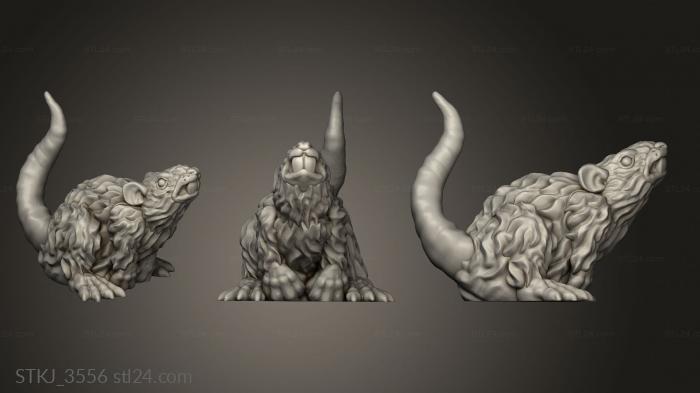 Animal figurines (STKJ_3556) 3D models for cnc