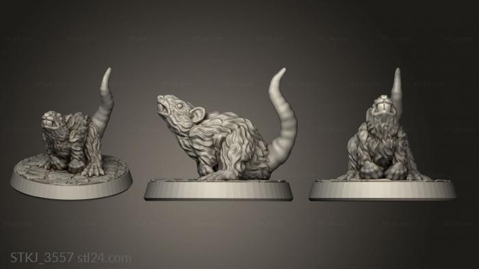 Animal figurines (STKJ_3557) 3D models for cnc