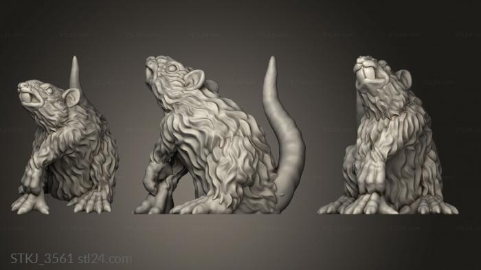 Animal figurines (STKJ_3561) 3D models for cnc