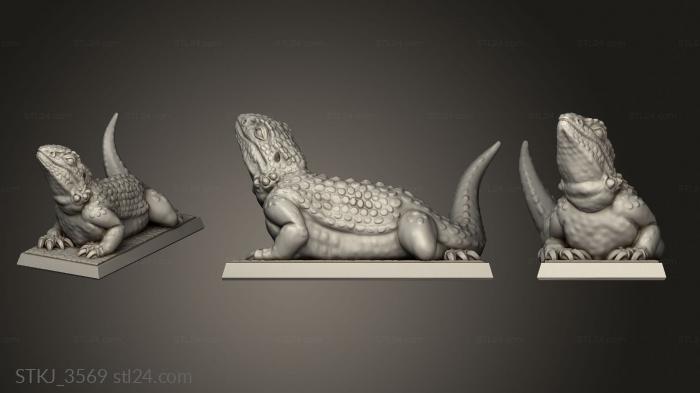 Статуэтки животных (STKJ_3569) 3D модель для ЧПУ станка