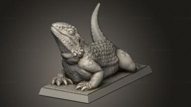 Animal figurines (lizard sb, STKJ_3569) 3D models for cnc