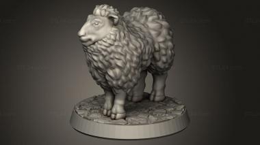 Animal figurines (Sheep rb, STKJ_3573) 3D models for cnc