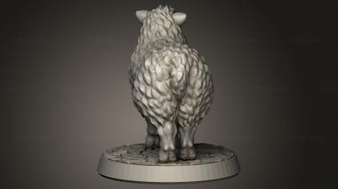 Animal figurines (Sheep rb, STKJ_3573) 3D models for cnc