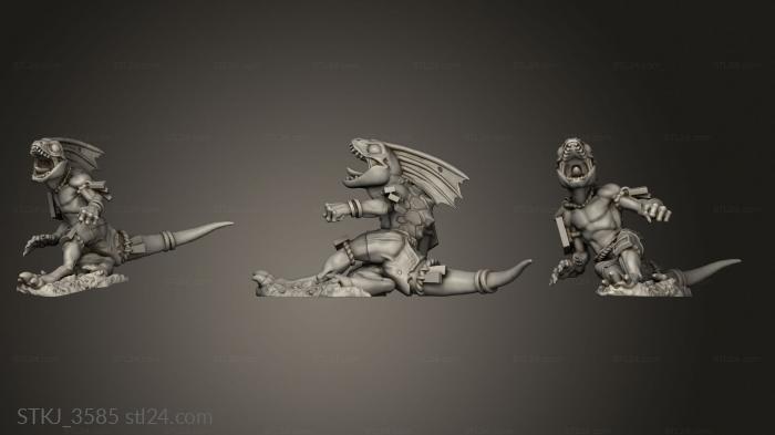 Animal figurines (STKJ_3585) 3D models for cnc