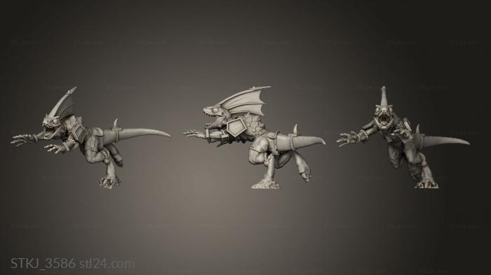 Animal figurines (STKJ_3586) 3D models for cnc