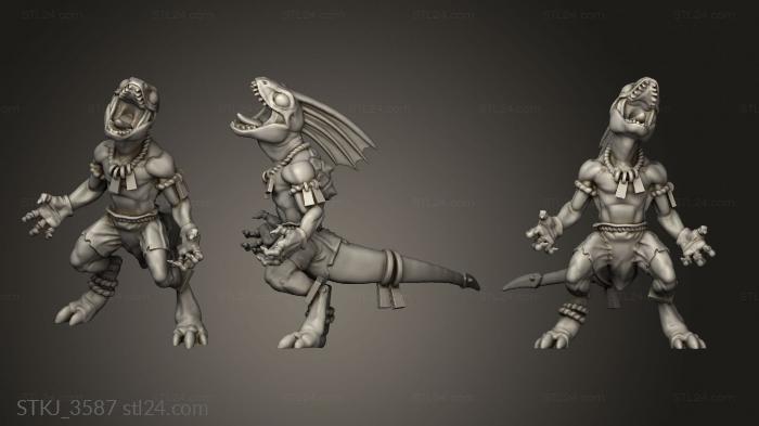 Animal figurines (STKJ_3587) 3D models for cnc