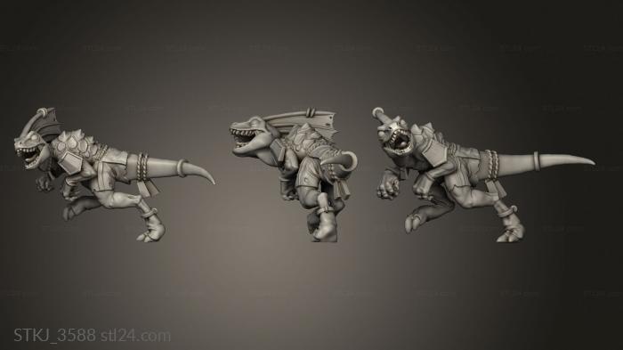 Animal figurines (STKJ_3588) 3D models for cnc