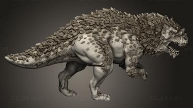 Animal figurines (Brutosaur alone, STKJ_3589) 3D models for cnc