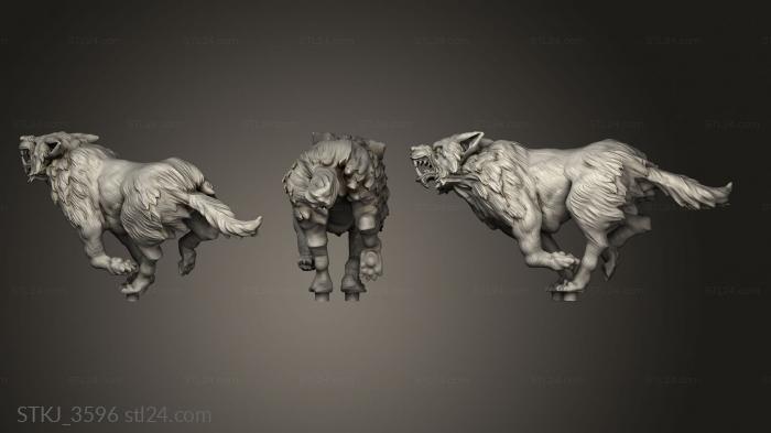 Animal figurines (STKJ_3596) 3D models for cnc