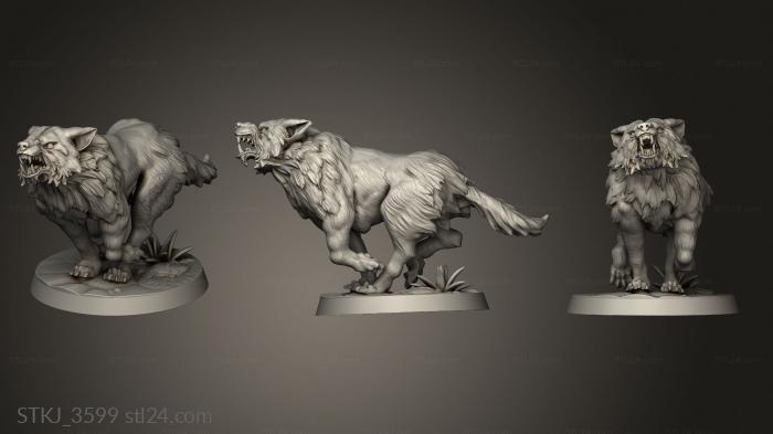 Animal figurines (STKJ_3599) 3D models for cnc