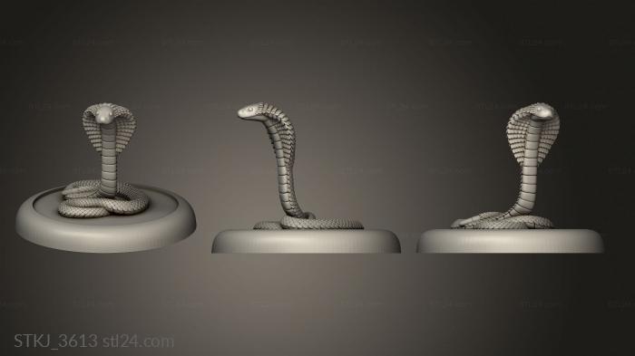 Статуэтки животных (STKJ_3613) 3D модель для ЧПУ станка