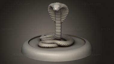 Animal figurines (Bushido Ito Clan Izu Serpents, STKJ_3613) 3D models for cnc