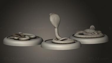 Animal figurines (Bushido the Game Izu Serpents, STKJ_3622) 3D models for cnc