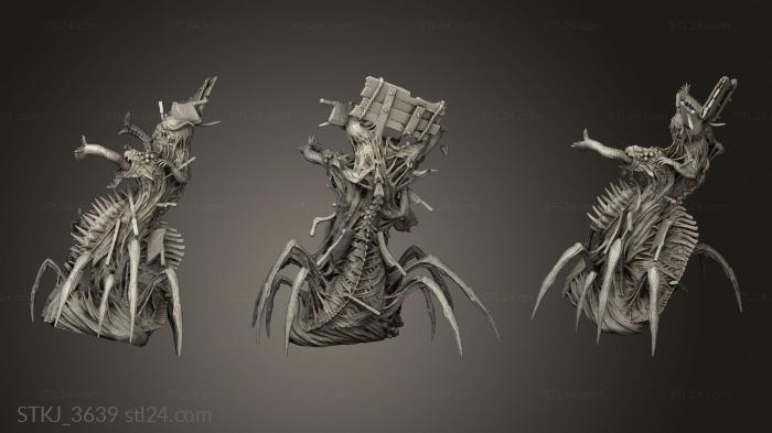 Animal figurines (Butcher Infected, STKJ_3639) 3D models for cnc